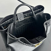 Bottega Veneta Large Andiamo Black Gold - 42x35x18cm - 6