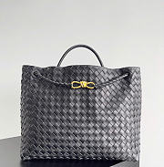 Bottega Veneta Large Andiamo Intrecciato Black - 42x35x18cm - 1