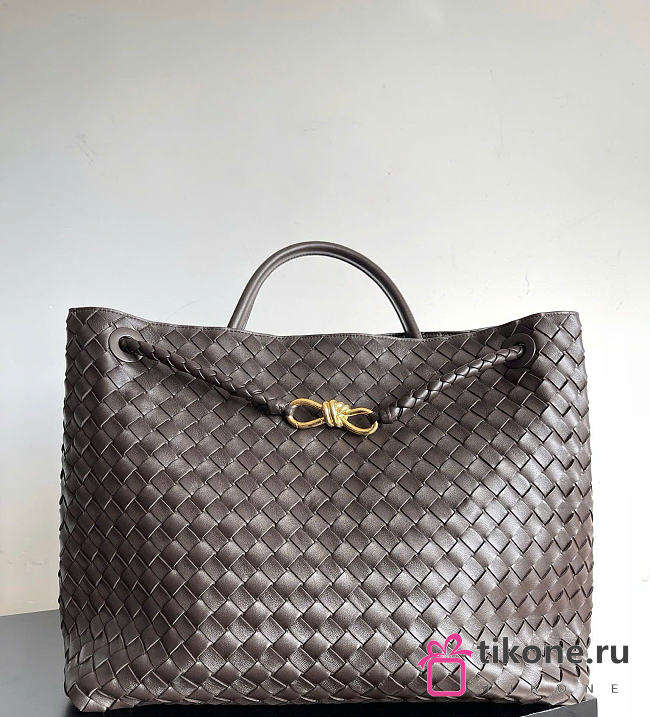 Bottega Veneta Large Andiamo Intrecciato Pondant - 42x35x18cm - 1