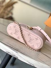 LV Vanity Pouch Flower Ring Rose Jasmin Pink M11298 - 11.5x6.5x19cm - 5