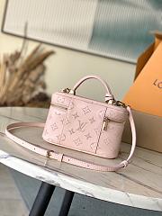 LV Vanity Pouch Flower Ring Rose Jasmin Pink M11298 - 11.5x6.5x19cm - 3