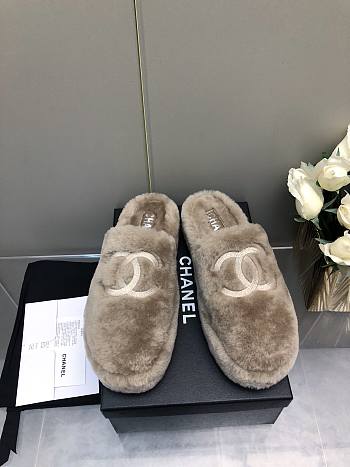 Chanel Mule Gray 14418