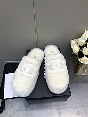 Chanel Mule White 14419 - 1