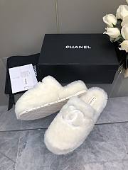 Chanel Mule White 14419 - 6