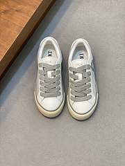 Dior B33 Sneaker Gray Smooth Calfskin and Gray Dior Oblique Jacquard - 5