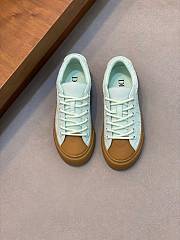 Dior B33 Sneaker Light Green Dyed Cotton with Dior Oblique Motif - 6