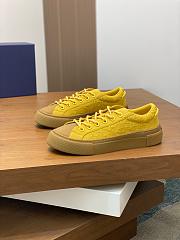 Dior B33 Sneaker Yellow Dyed Cotton with Dior Oblique Motif - 2