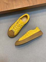 Dior B33 Sneaker Yellow Dyed Cotton with Dior Oblique Motif - 4