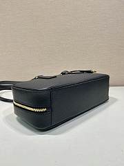 Prada Saffiano Lux Bauletto Bag Leather Black - 30x14x8.5cm - 4