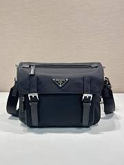 Prada Re-Nylon Shoulder Bag Black - 27x20.5x12cm - 1