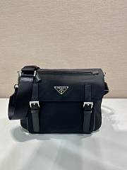 Prada Re-Nylon Shoulder Bag Black - 27x20.5x12cm - 2