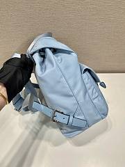 Prada Small Re-Nylon Backpack Light Blue - 28x23.5x12cm - 4