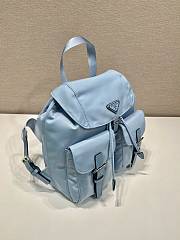 Prada Small Re-Nylon Backpack Light Blue - 28x23.5x12cm - 2