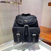 Prada Small Re-Nylon Backpack Black - 28x23.5x12cm - 1