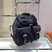 Prada Small Re-Nylon Backpack Black - 28x23.5x12cm - 6