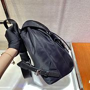 Prada Small Re-Nylon Backpack Black - 28x23.5x12cm - 5