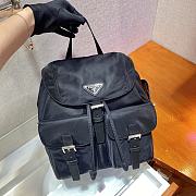 Prada Small Re-Nylon Backpack Black - 28x23.5x12cm - 3