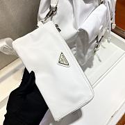 Prada Re-Nylon Medium Backpack With Pouch White - 30x32x15cm - 6