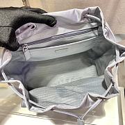 Prada Re-Nylon Medium Backpack With Pouch Gray - 30x32x15cm - 2