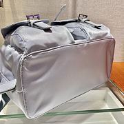 Prada Re-Nylon Medium Backpack With Pouch Gray - 30x32x15cm - 5