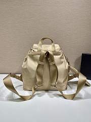 Prada Re-Nylon Medium Backpack With Pouch Beige - 30x32x15cm - 6