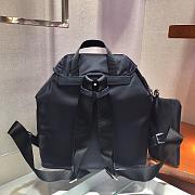 Prada Re-Nylon Medium Backpack With Pouch Black - 30x32x15cm - 4