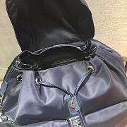 Prada Re-Nylon Medium Backpack With Pouch Black - 30x32x15cm - 2