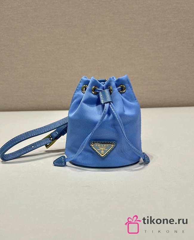 Prada Re-Edition 1978 Re-Nylon Mini Pouch Blue - 10.5x8.5cm - 1