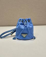 Prada Re-Edition 1978 Re-Nylon Mini Pouch Blue - 10.5x8.5cm - 1