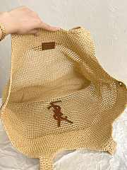 YSL Icare In Raffia Tote - 55x43x5cm - 6