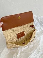 YSL Icare In Raffia Tote - 55x43x5cm - 5