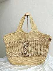 YSL Icare In Raffia Tote - 55x43x5cm - 2