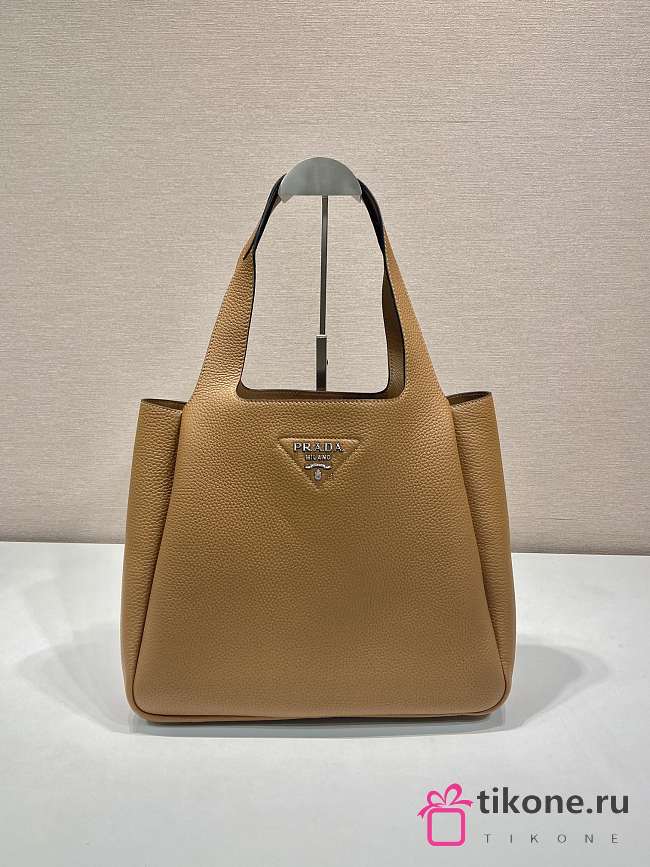 Prada Large Leather Tote Brown - 32x27x14cm - 1