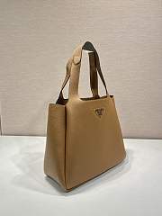 Prada Large Leather Tote Brown - 32x27x14cm - 2