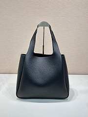 Prada Large Leather Tote Black - 32x27x14cm - 4