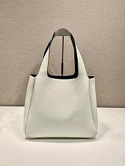 Prada Large Leather Tote White - 32x27x14cm - 6