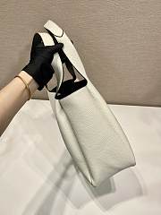 Prada Large Leather Tote White - 32x27x14cm - 4