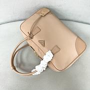 Prada Re Edition 1978 Large Re Nylon And Saffiano Leather Two Handle Bag Beige - 35x21x10cm - 6