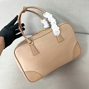 Prada Re Edition 1978 Large Re Nylon And Saffiano Leather Two Handle Bag Beige - 35x21x10cm - 3