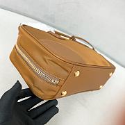 Prada Re Edition 1978 Medium Re Nylon And Saffiano Leather Two Handle Bag Brown - 30x17.5x9cm - 5