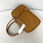 Prada Re Edition 1978 Medium Re Nylon And Saffiano Leather Two Handle Bag Brown - 30x17.5x9cm - 6