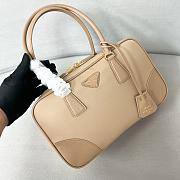 Prada Re Edition 1978 Medium Re Nylon And Saffiano Leather Two Handle Bag Beige - 30x17.5x9cm - 4