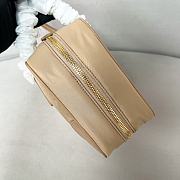 Prada Re Edition 1978 Medium Re Nylon And Saffiano Leather Two Handle Bag Beige - 30x17.5x9cm - 3