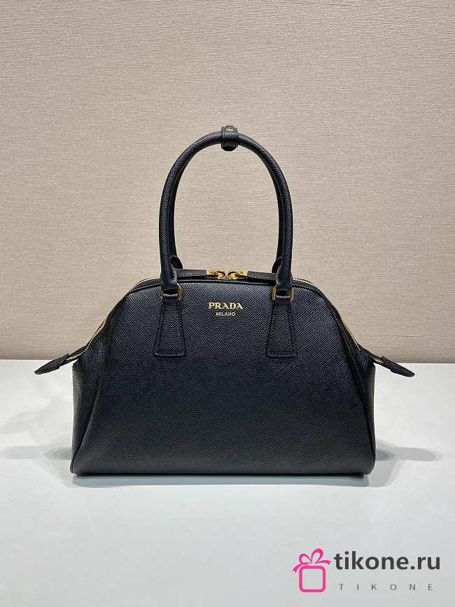 Prada Medium Saffiano Leather Bag Black - 32x21.5x10.5cm - 1