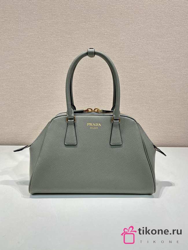 Prada Medium Saffiano Leather Bag Gray - 32x21.5x10.5cm - 1