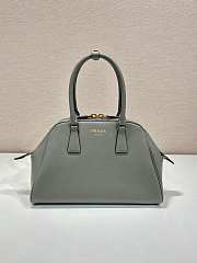 Prada Medium Saffiano Leather Bag Gray - 32x21.5x10.5cm - 1