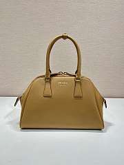 Prada Medium Saffiano Leather Bag Brown - 32x21.5x10.5cm - 1