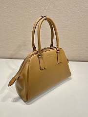 Prada Medium Saffiano Leather Bag Brown - 32x21.5x10.5cm - 6