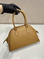 Prada Medium Saffiano Leather Bag Brown - 32x21.5x10.5cm - 2