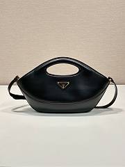 Prada Medium Leather Handbag Black - 31.5x12.5x4.5cm - 1